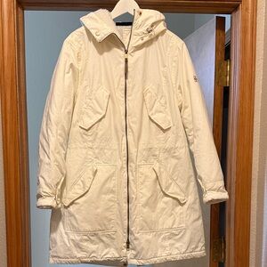 Swiss Tech Cream Hooded Jacket